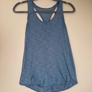 Blue Lululemon tank top